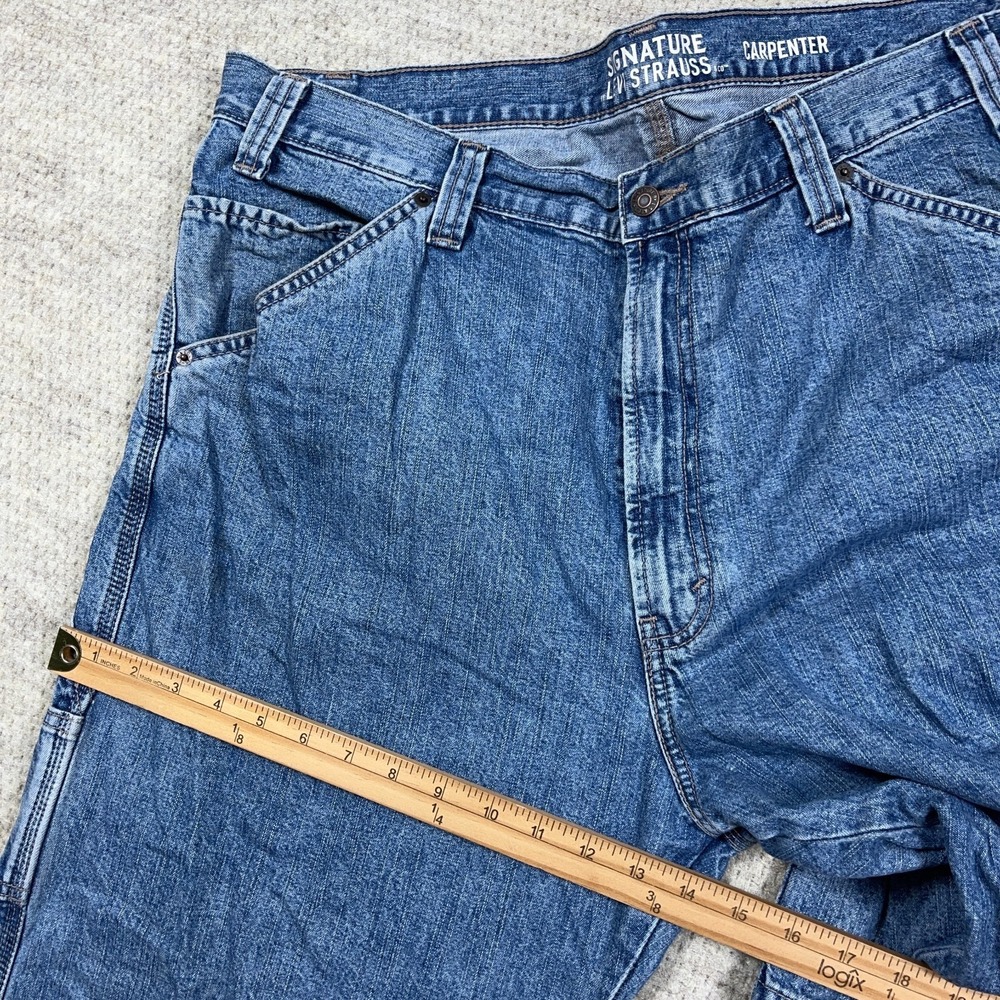 Vintage Y2K Levis Carpenter Jeans Men 40x30 Baggy Skate Grunge Work Wear A33 - Picture 11 of 16